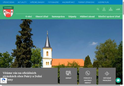 Zobrazit webové stránky Obecní úřad Psáry