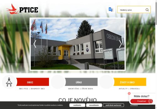 Zobrazit webové stránky Obecní úřad Ptice