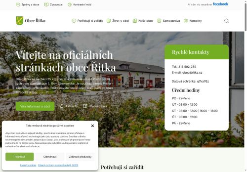 Zobrazit webové stránky Obecní úřad Řitka