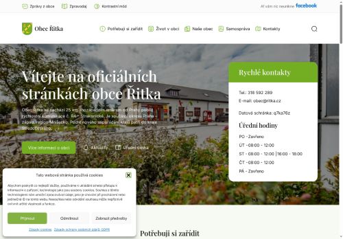 Zobrazit webové stránky Obecní úřad Řitka