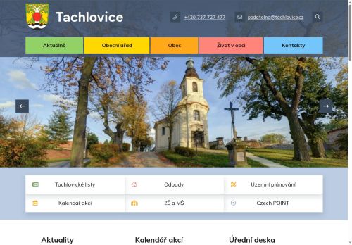 Zobrazit webové stránky Obecní úřad Tachlovice