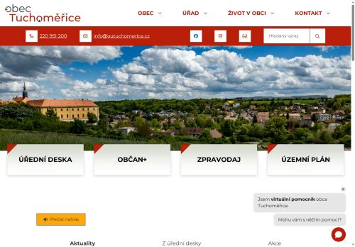 Zobrazit webové stránky Obecní úřad Tuchoměřice