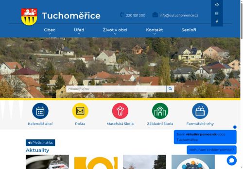 Zobrazit webové stránky Obecní úřad Tuchoměřice