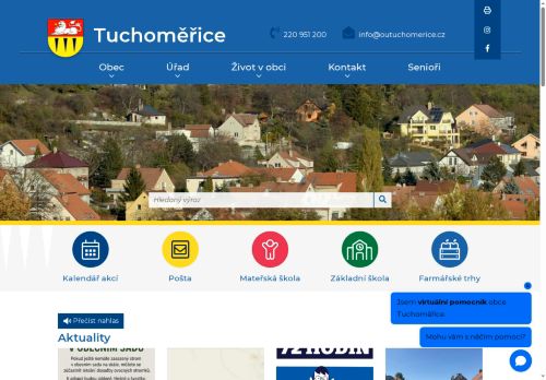 Zobrazit webové stránky Obecní úřad Tuchoměřice