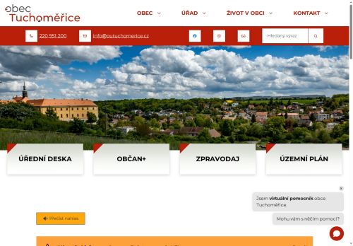 Zobrazit webové stránky Obecní úřad Tuchoměřice