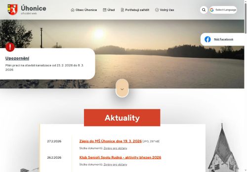 Zobrazit webové stránky Obecní úřad Úhonice