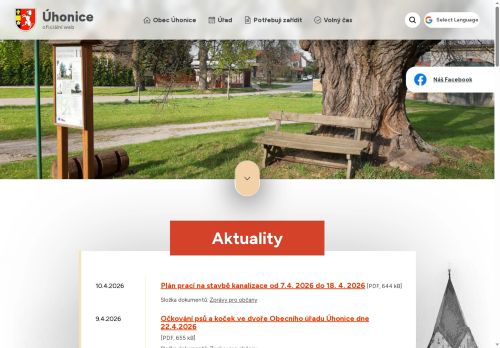Zobrazit webové stránky Obecní úřad Úhonice