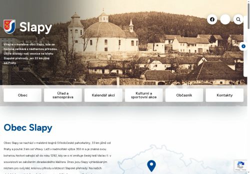 Zobrazit webové stránky Obecní úřad Slapy