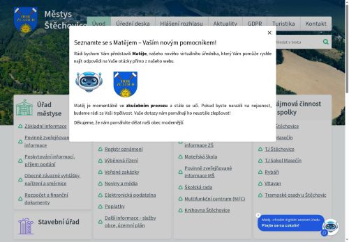 Zobrazit webové stránky Úřad městyse Štěchovice