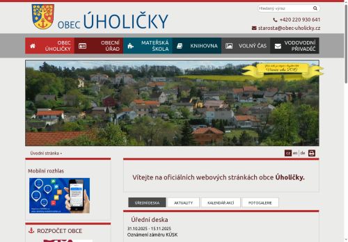 Zobrazit webové stránky Obecní úřad Úholičky