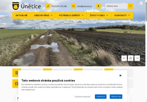Zobrazit webové stránky Obecní úřad Únětice