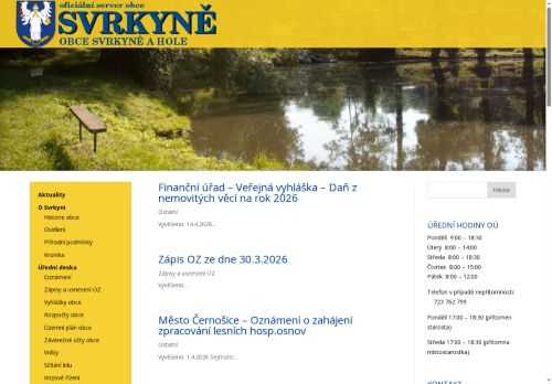Zobrazit webové stránky Obecní úřad Svrkyně