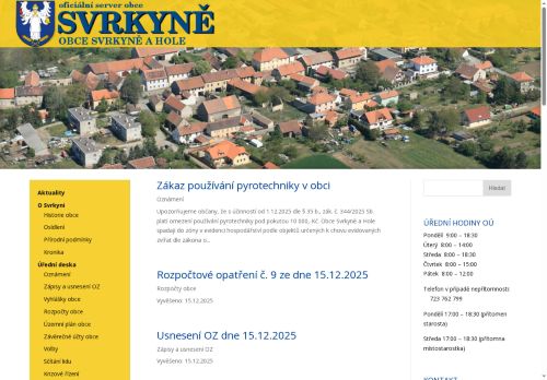 Zobrazit webové stránky Obecní úřad Svrkyně