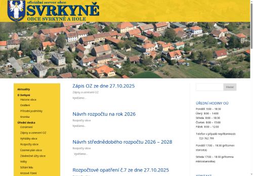 Zobrazit webové stránky Obecní úřad Svrkyně