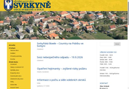 Zobrazit webové stránky Obecní úřad Svrkyně