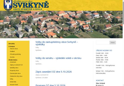 Zobrazit webové stránky Obecní úřad Svrkyně