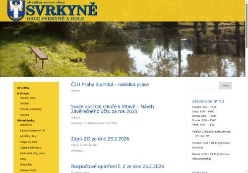 Zobrazit webové stránky Obecní úřad Svrkyně
