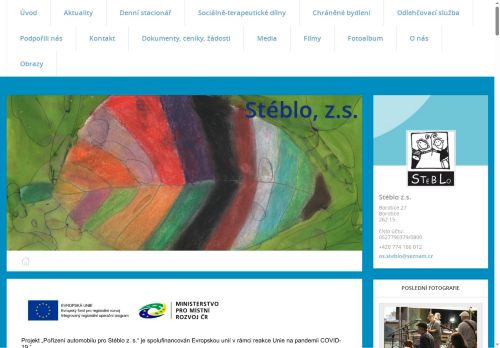 Zobrazit webové stránky Stéblo