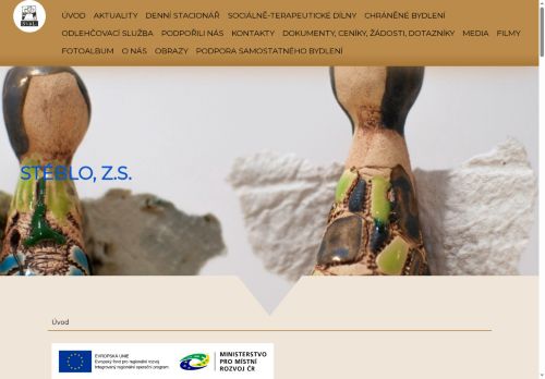 Zobrazit webové stránky Stéblo