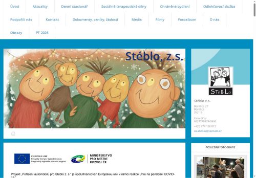 Zobrazit webové stránky Stéblo