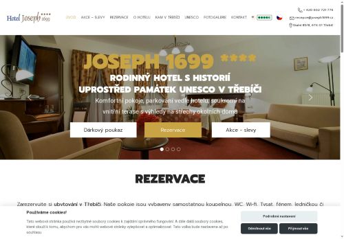 Zobrazit webové stránky Hotel Joseph 1699