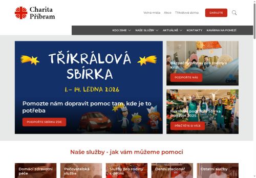 Zobrazit webové stránky Farní charita Příbram