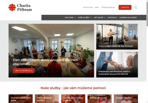 Zobrazit webové stránky Farní charita Příbram