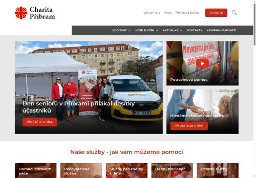 Zobrazit webové stránky Farní charita Příbram