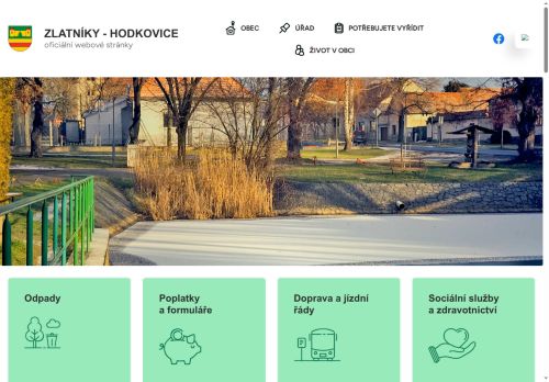 Zobrazit webové stránky Obecní úřad Zlatníky-Hodkovice