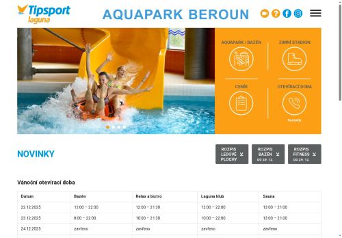 Zobrazit webové stránky Aquapark Beroun