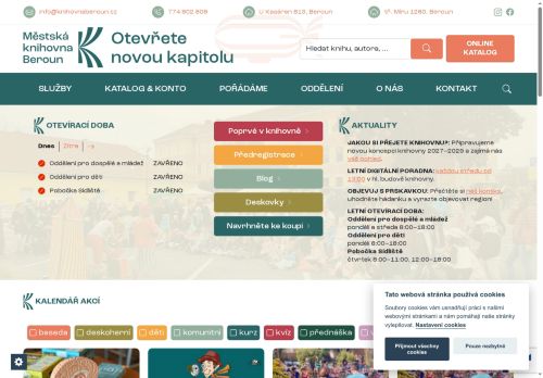 Zobrazit webové stránky Městská knihovna Beroun