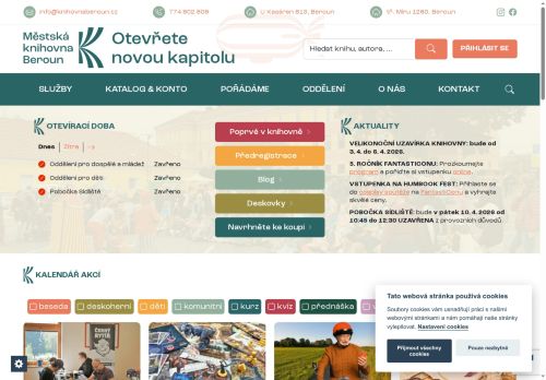 Zobrazit webové stránky Městská knihovna Beroun
