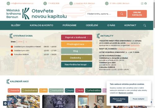 Zobrazit webové stránky Městská knihovna Beroun