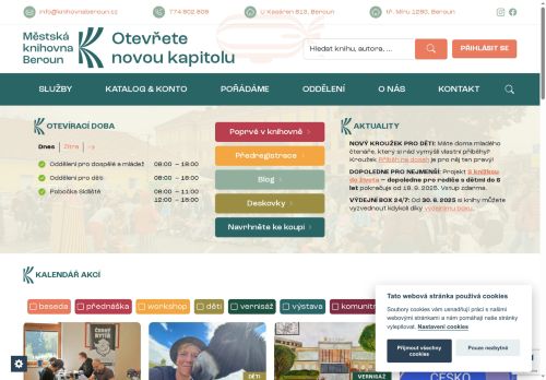 Zobrazit webové stránky Městská knihovna Beroun
