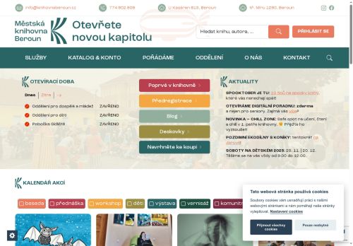Zobrazit webové stránky Městská knihovna Beroun