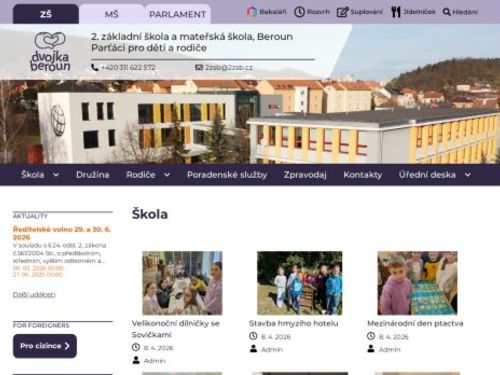 2. základní a mateřská škola Pohádka