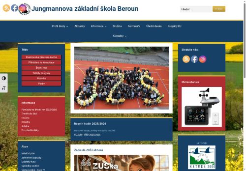 Zobrazit webové stránky Jungmannova základní škola