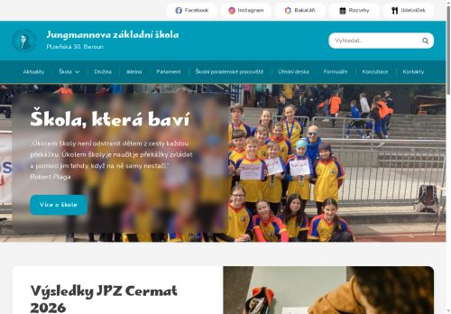 Zobrazit webové stránky Jungmannova základní škola