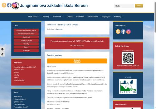 Zobrazit webové stránky Jungmannova základní škola