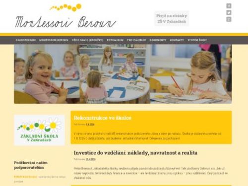Mateřská škola Montessori