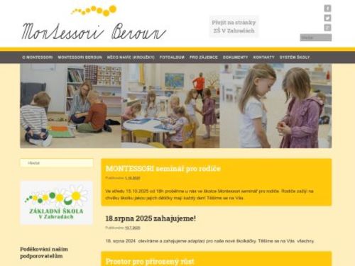 Mateřská škola Montessori