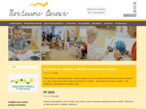 Mateřská škola Montessori