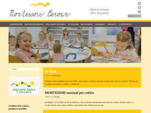 Mateřská škola Montessori