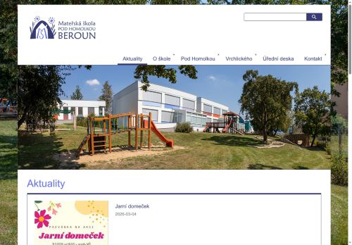 Zobrazit webové stránky Mateřská škola Pod Homolkou