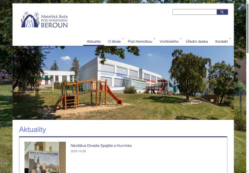 Zobrazit webové stránky Mateřská škola Pod Homolkou