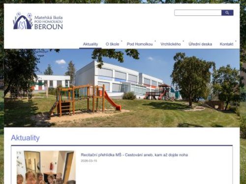 Mateřská škola Pod Homolkou