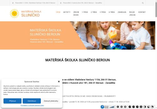 Zobrazit webové stránky Mateřská škola Sluníčko