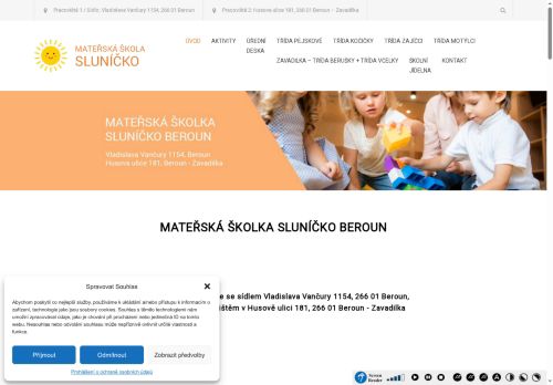 Zobrazit webové stránky Mateřská škola Sluníčko