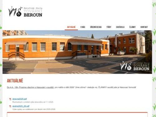 Mateřská škola Tovární