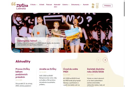 Zobrazit webové stránky Soukromá ZUŠ Dr. Lidinské